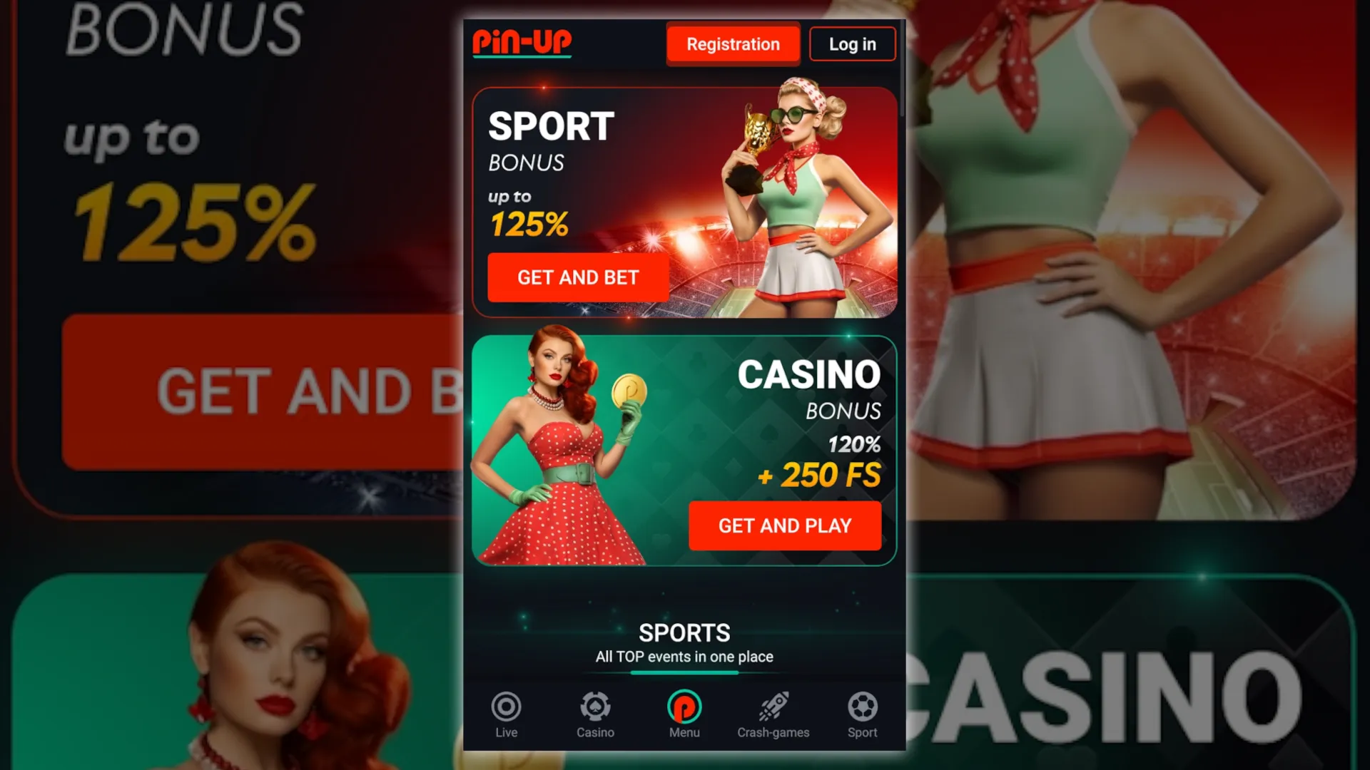 Pin Up casino app